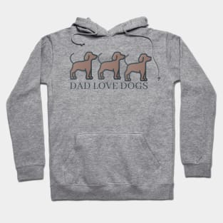 Dad love dogs Hoodie